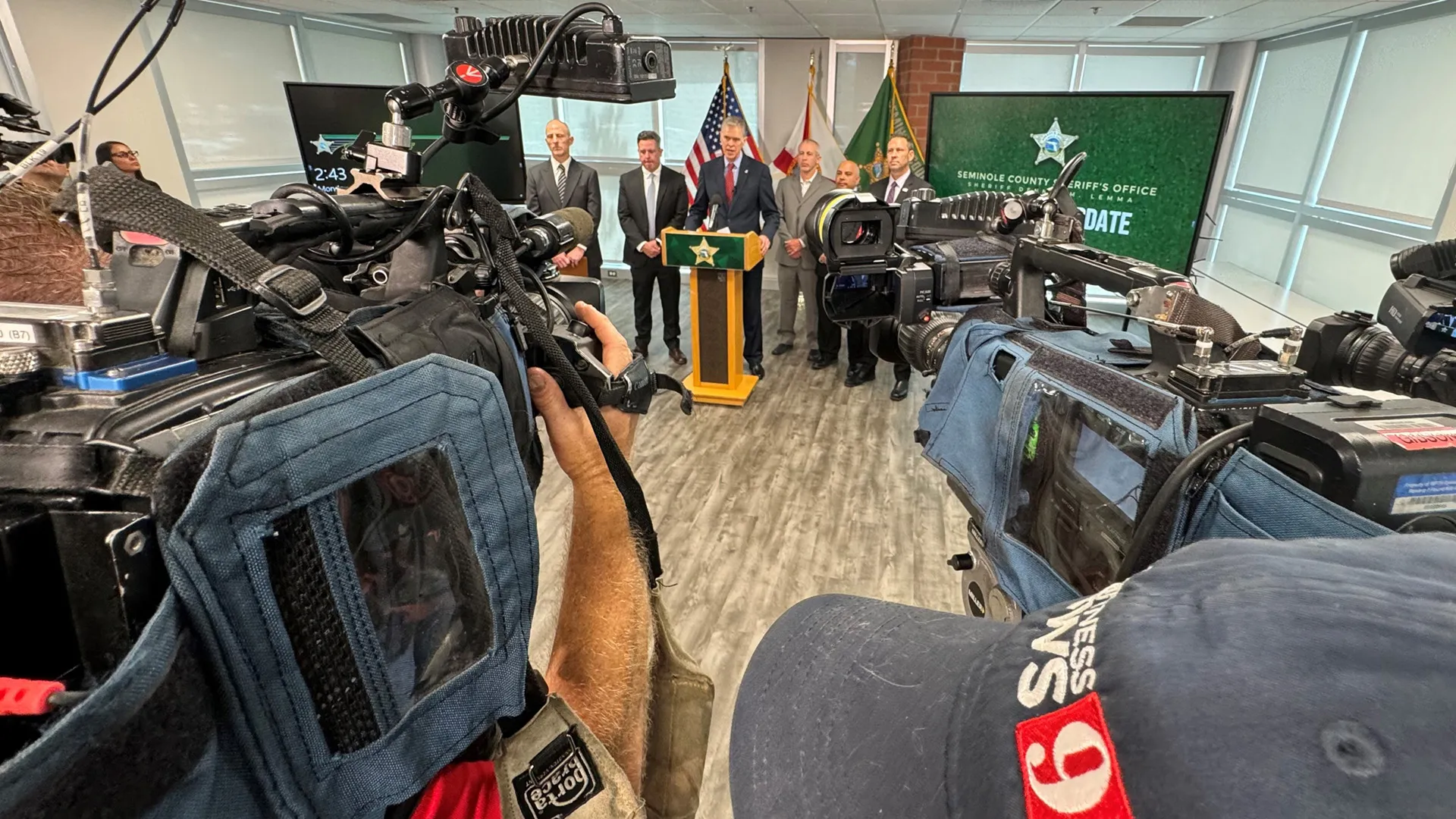During a press conference at the Seminole County Sheriff’s Office, U.S. Attorney for the Middle District of Florida Roger B. Handberg announced the filing of a complaint charging Jordonish Garcia Torres, 28, of Orlando.