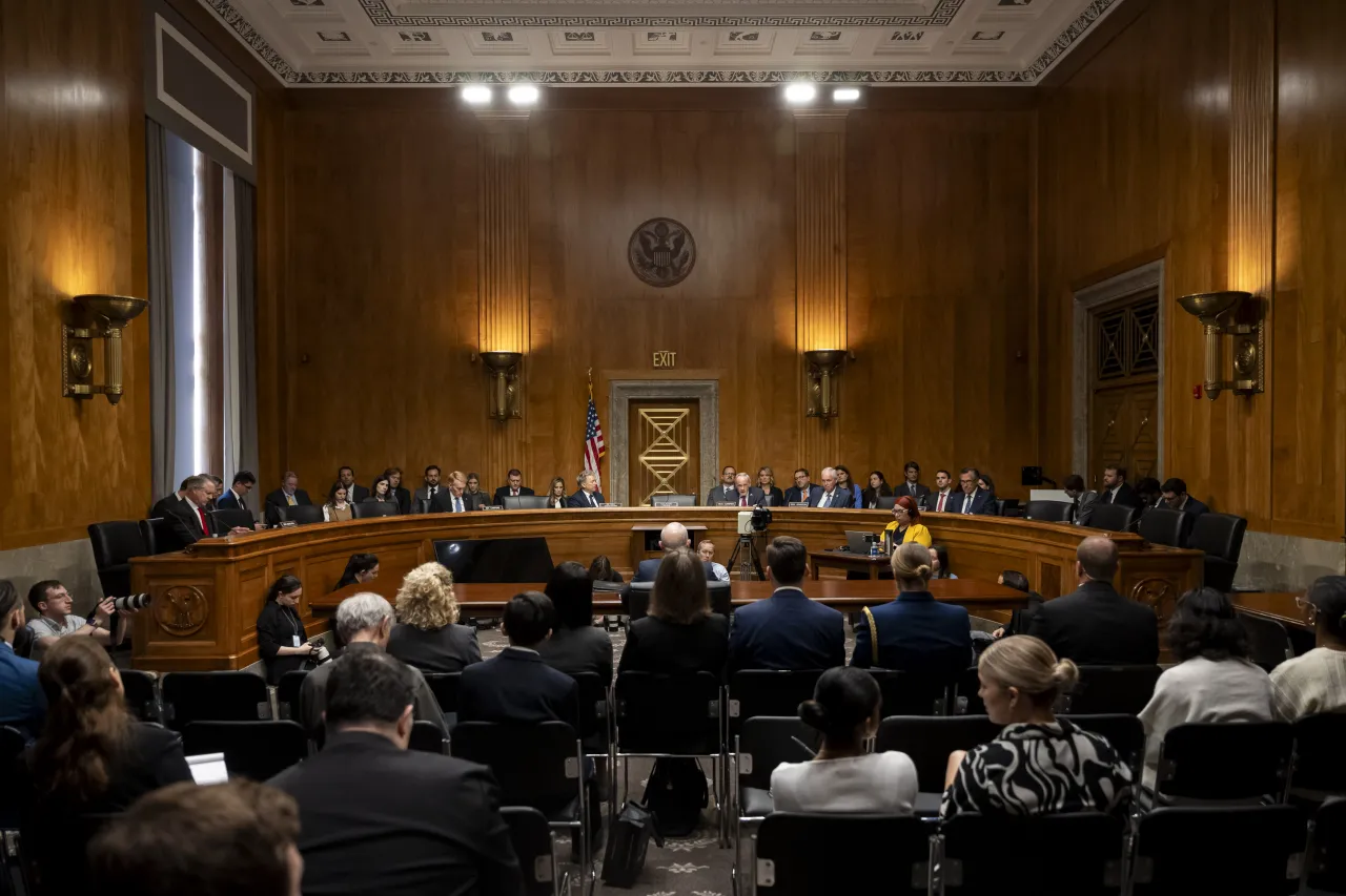 Image: DHS Secretary Alejandro Mayorkas Testifies During a Senate Homeland Security and Government Affairs Committee Hearing (024)