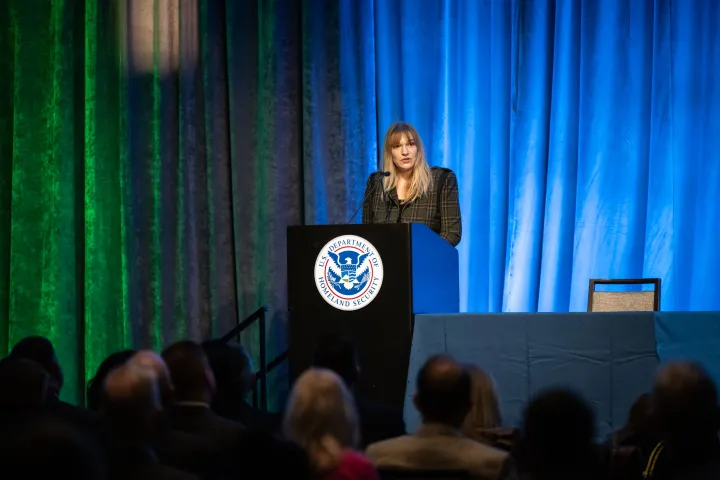 Cover photo for the collection "DHS Senior Official Performing the Duties of the Deputy Secretary Kristie Canegallo Provides Remarks at Strategic Industry Conversation X"
