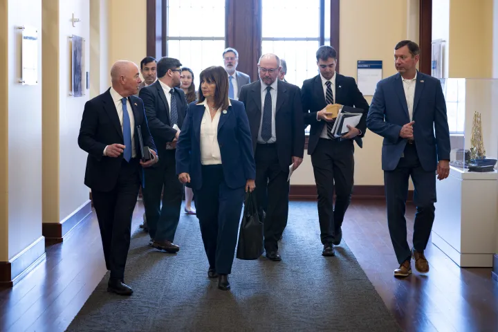 Cover photo for the collection "DHS Secretary Alejandro Mayorkas Participates in a Bilateral Meeting with Argentina Minister of Security Patricia Bullrich"