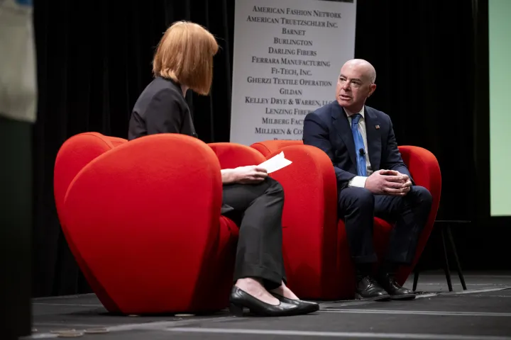 Cover photo for the collection "DHS Secretary Alejandro Mayorkas Participates in a Fireside Chat at the NCTO 2024 Annual Meeting"