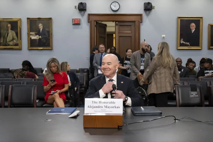 Cover photo for the collection "DHS Secretary Alejandro Mayorkas Testifies During a House Appropriations Committee Hearing"