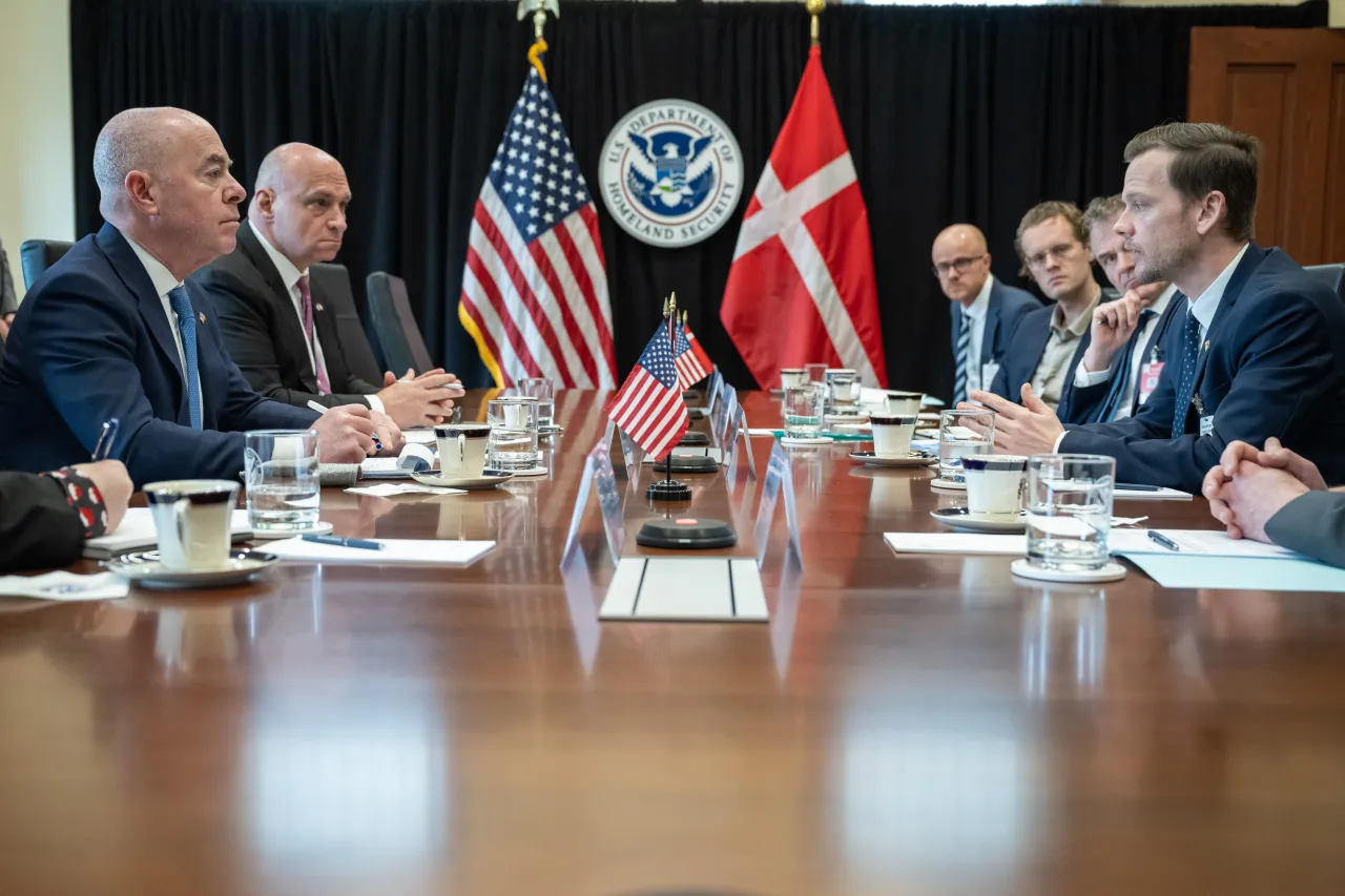 Image: DHS Secretary Alejandro Mayorkas Meets with Danish Minister of Justice (003)