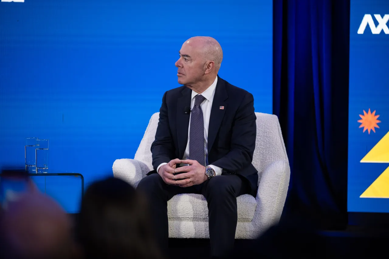 Image: DHS Secretary Alejandro Mayorkas Participates in a Fireside Chat at Axios What’s Next Summit (009)