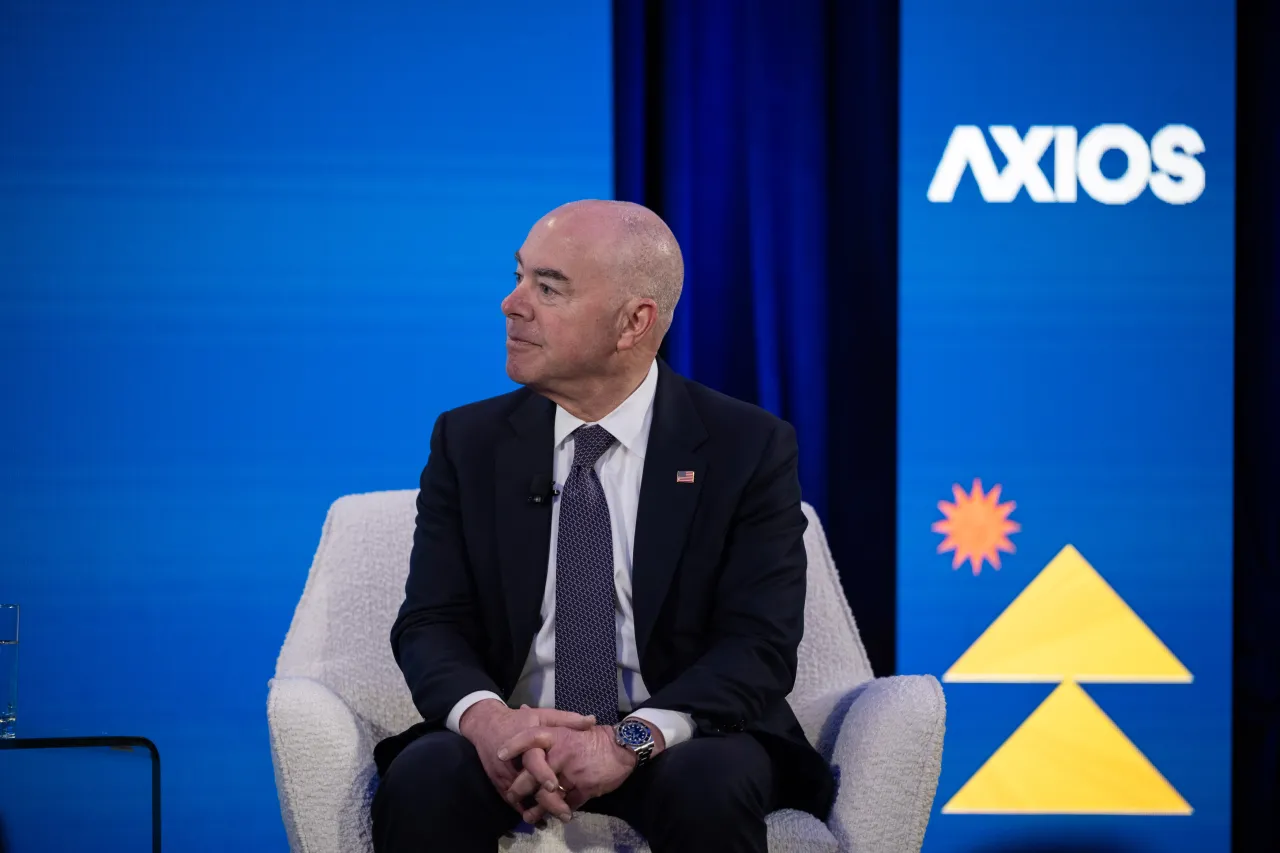 Image: DHS Secretary Alejandro Mayorkas Participates in a Fireside Chat at Axios What’s Next Summit (010)