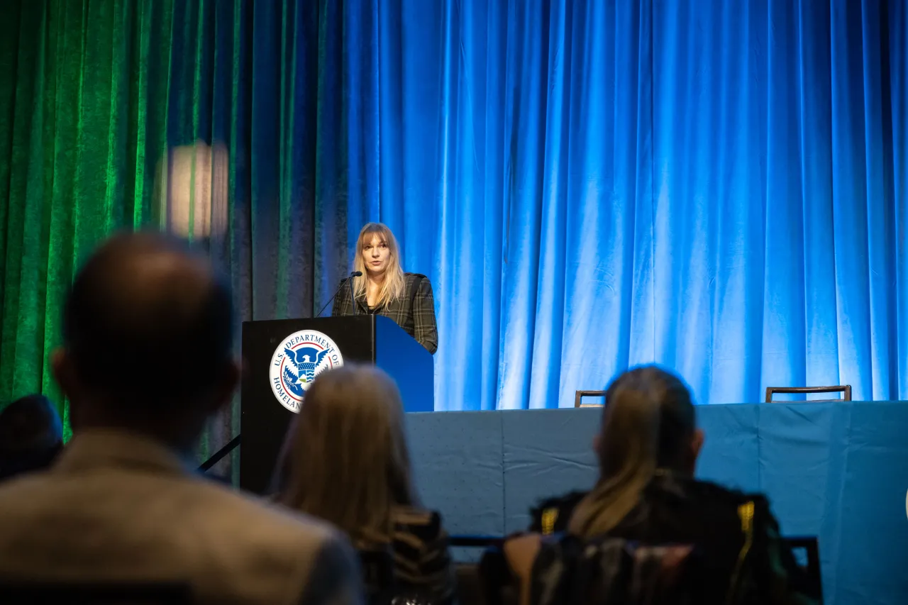 Image: DHS Senior Official Performing the Duties of the Deputy Secretary Kristie Canegallo Provides Remarks at Strategic Industry Conversation X (014)