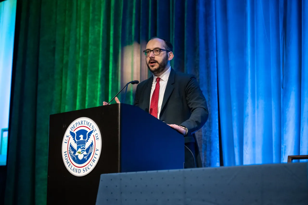 Image: DHS Senior Official Performing the Duties of the Deputy Secretary Kristie Canegallo Provides Remarks at Strategic Industry Conversation X (019)