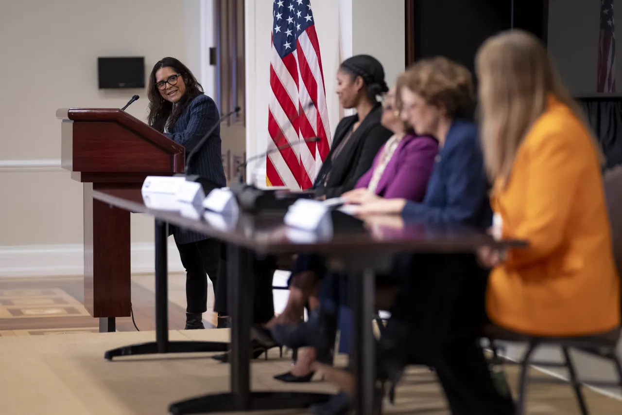 Image: DHS Senior Official Performing the Duties of the Deputy Secretary Kristie Canegallo Participates in a Women Deputy Secretaries of the Biden-Harris Administration Panel  (007)