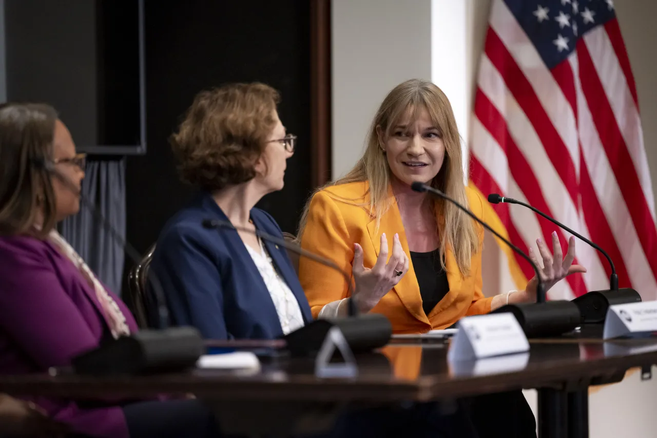 Image: DHS Senior Official Performing the Duties of the Deputy Secretary Kristie Canegallo Participates in a Women Deputy Secretaries of the Biden-Harris Administration Panel  (018)