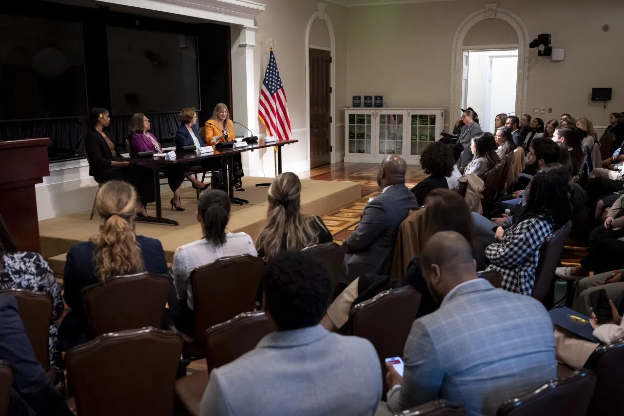 Image: DHS Senior Official Performing the Duties of the Deputy Secretary Kristie Canegallo Participates in a Women Deputy Secretaries of the Biden-Harris Administration Panel  (019)