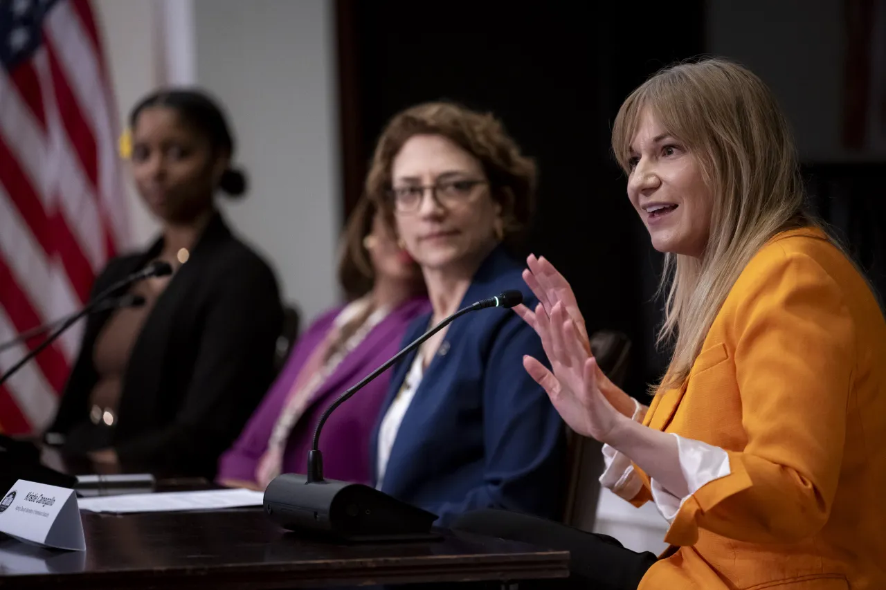 Image: DHS Senior Official Performing the Duties of the Deputy Secretary Kristie Canegallo Participates in a Women Deputy Secretaries of the Biden-Harris Administration Panel  (021)
