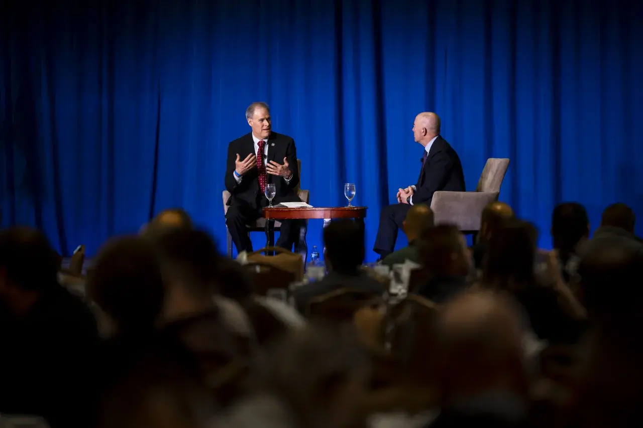 Image: DHS Secretary Alejandro Mayorkas Participates in a Fireside Chat at the National Fusion Center Association Annual Training Event (018)