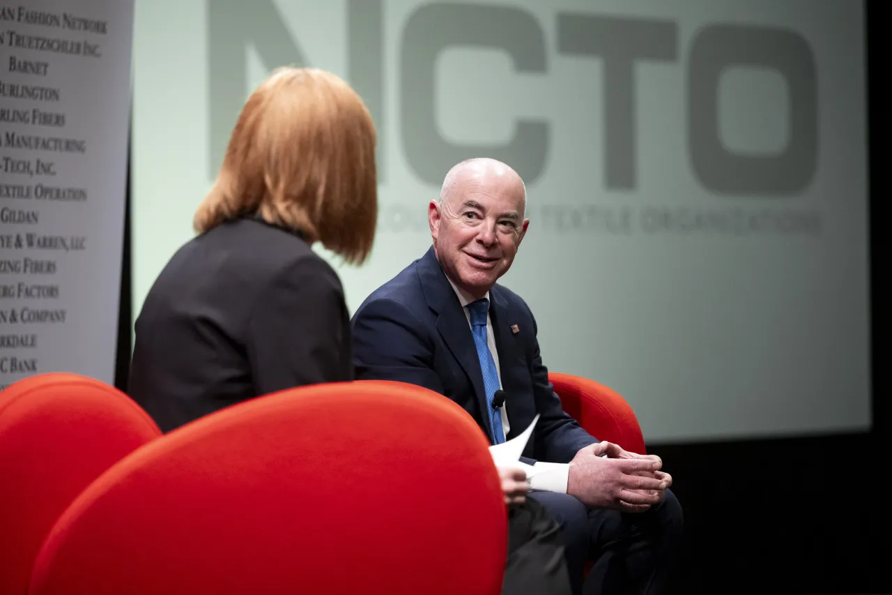 Image: DHS Secretary Alejandro Mayorkas Participates in a Fireside Chat at the NCTO 2024 Annual Meeting (010)