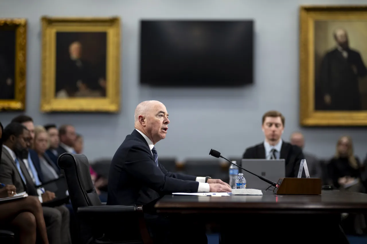 Image: DHS Secretary Alejandro Mayorkas Testifies During the House Appropriations Committee Hearing   (023)