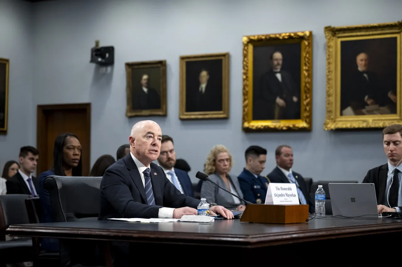 Image: DHS Secretary Alejandro Mayorkas Testifies During the House Appropriations Committee Hearing   (032)