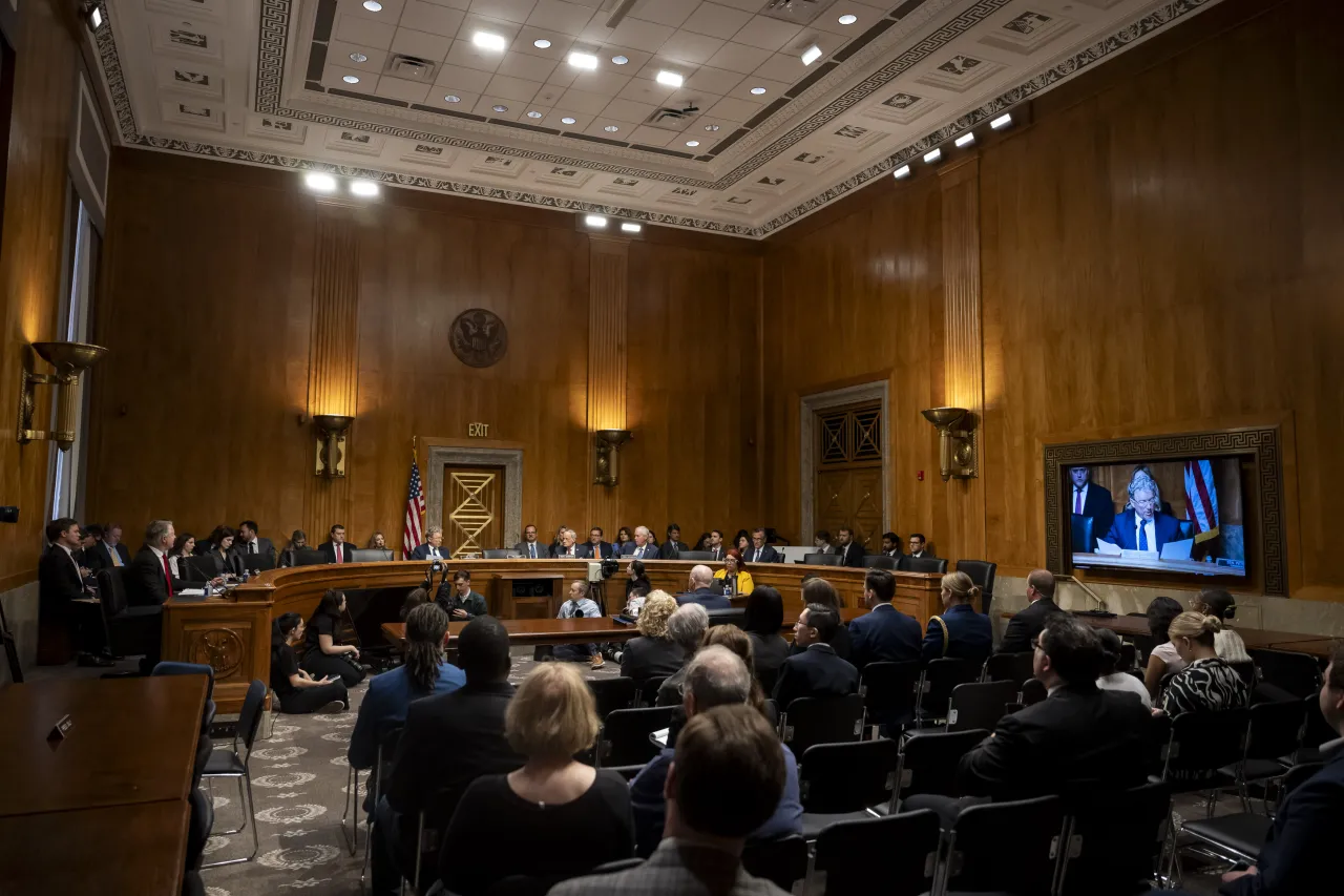 Image: DHS Secretary Alejandro Mayorkas Testifies During a Senate Homeland Security and Government Affairs Committee Hearing (023)