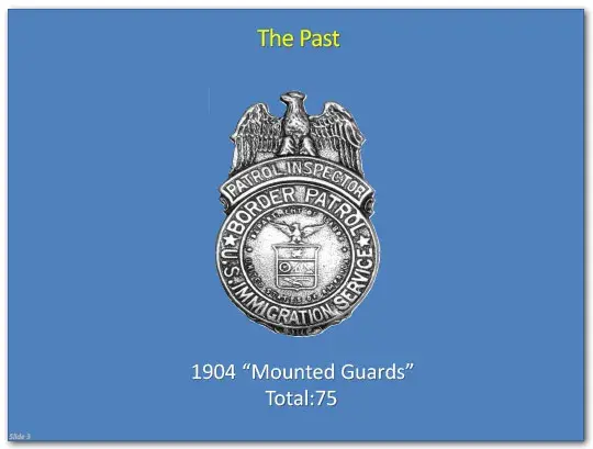 The Past: 1904 "Mounted Guards" Total: 75