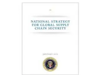 National Strategy for Global Supply Chain Security Cover