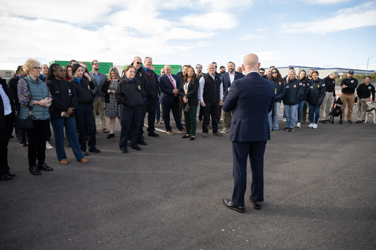 Image: DHS Secretary Alejandro Mayorkas Meets with DHS Employees Conducting Super Bowl Preparations (010)