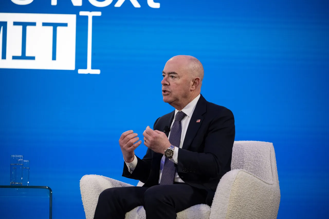 Image: DHS Secretary Alejandro Mayorkas Participates in a Fireside Chat at Axios What’s Next Summit (014)