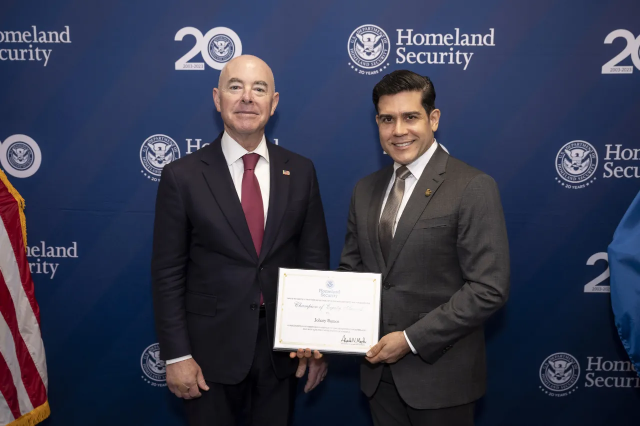 Image: DHS Secretary Alejandro Mayorkas Presents the 2023 Secretary’s Awards  (022)