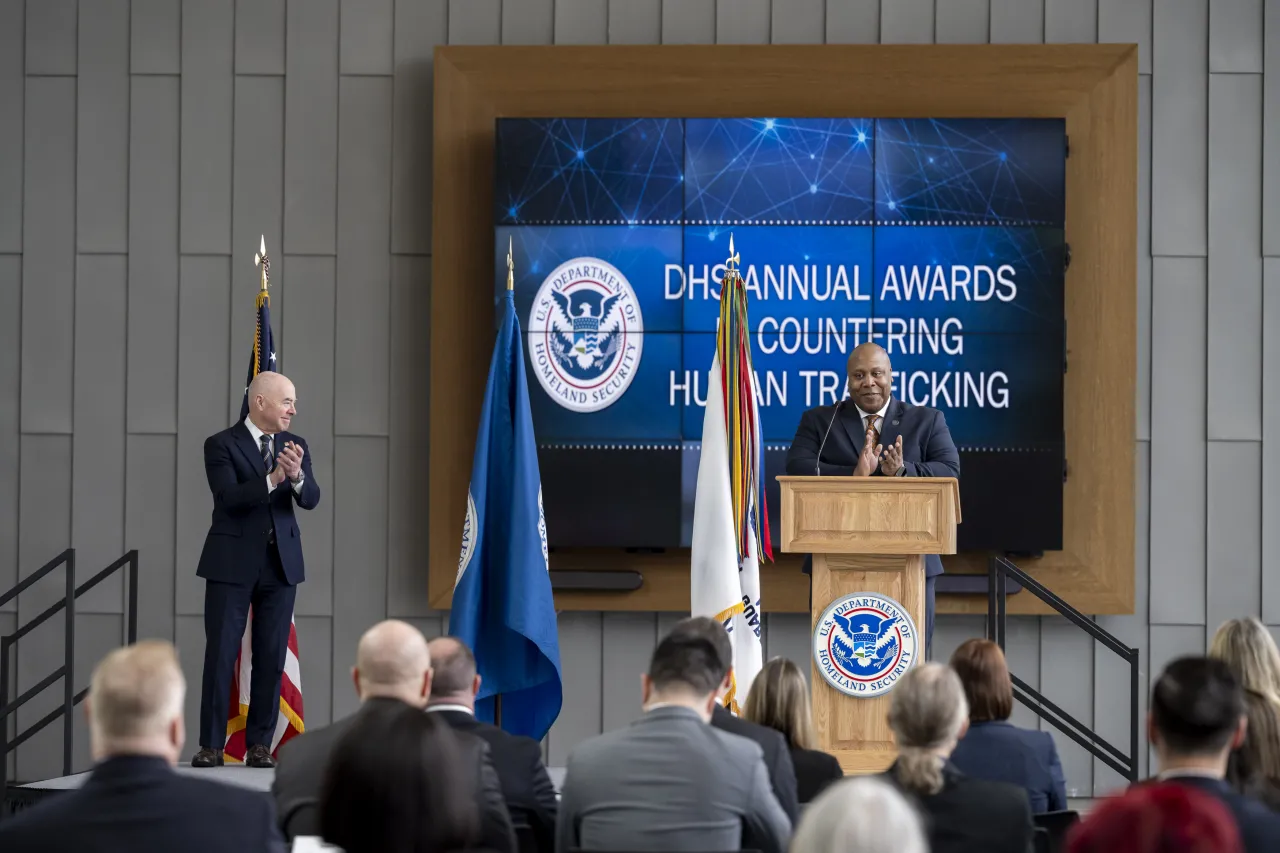 Image: DHS Secretary Alejandro Presents the DHS Annual Awards in Countering Human Trafficking  (025)