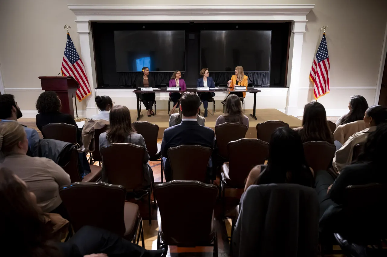 Image: DHS Senior Official Performing the Duties of the Deputy Secretary Kristie Canegallo Participates in a Women Deputy Secretaries of the Biden-Harris Administration Panel  (020)