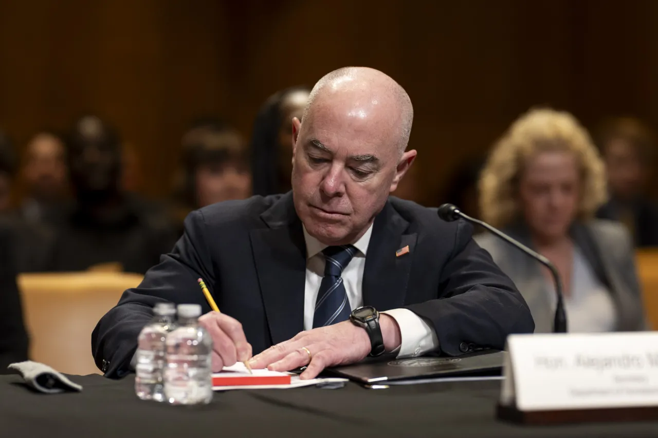 Image: DHS Secretary Alejandro Mayorkas Testifies During a Senate Appropriations Committee Hearing   (010)