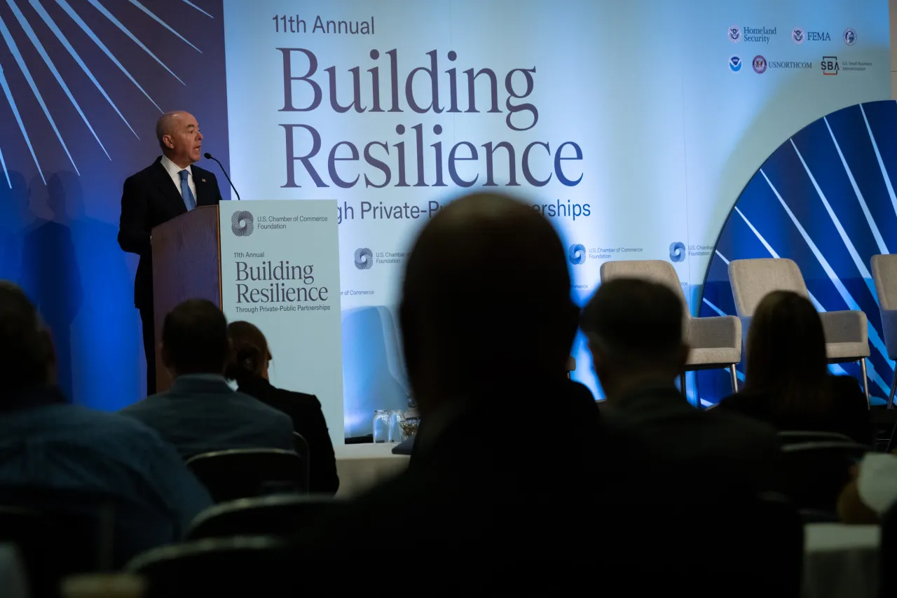 Image: DHS Secretary Alejandro Mayorkas Attends 11th Annual Building Resilience Conference (016)