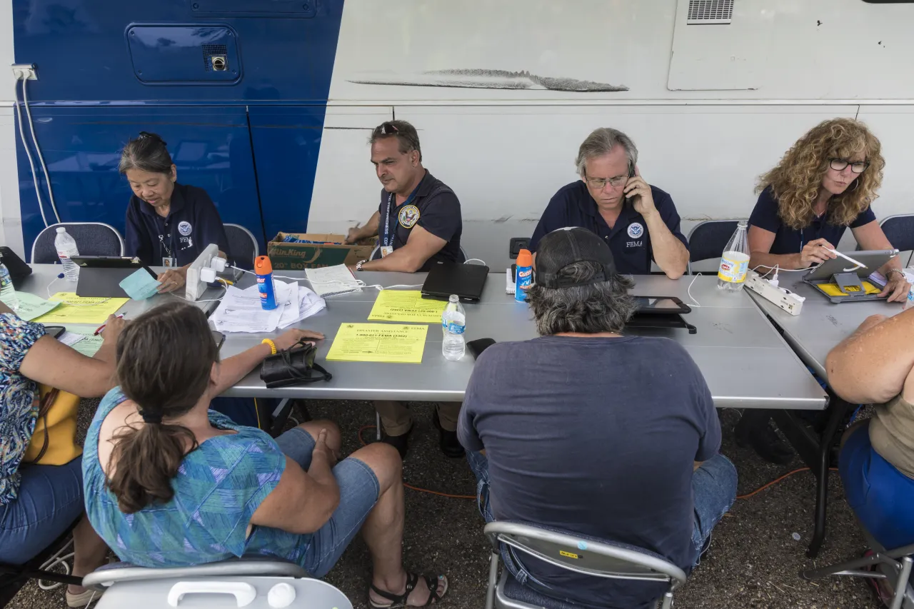 Image: Disaster Survivors Receive Assistance from FEMA in Rockport, Texas