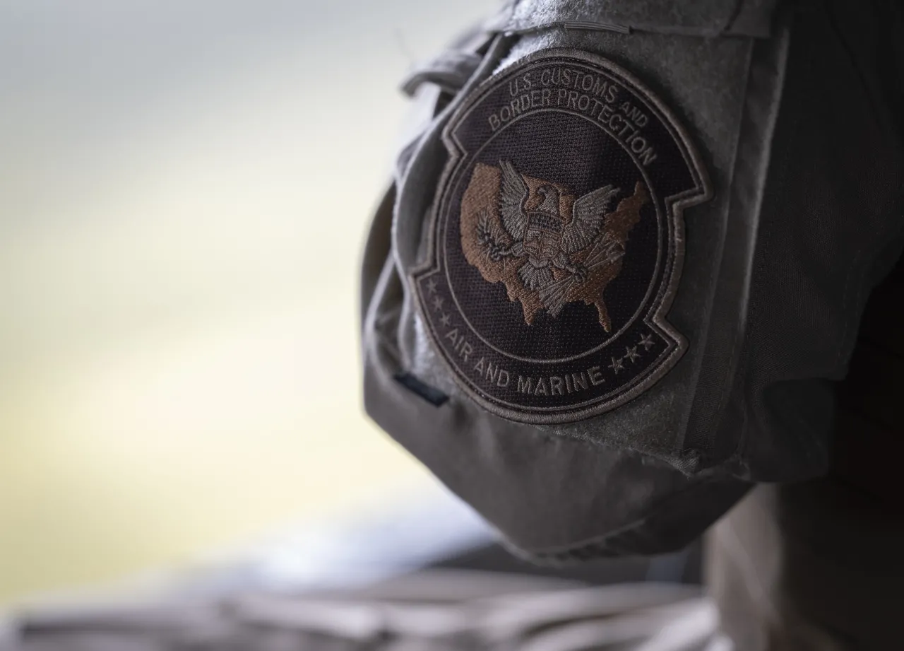 Image: Arm Patch of a U.S. Customs and Border Control (CBP) Officer