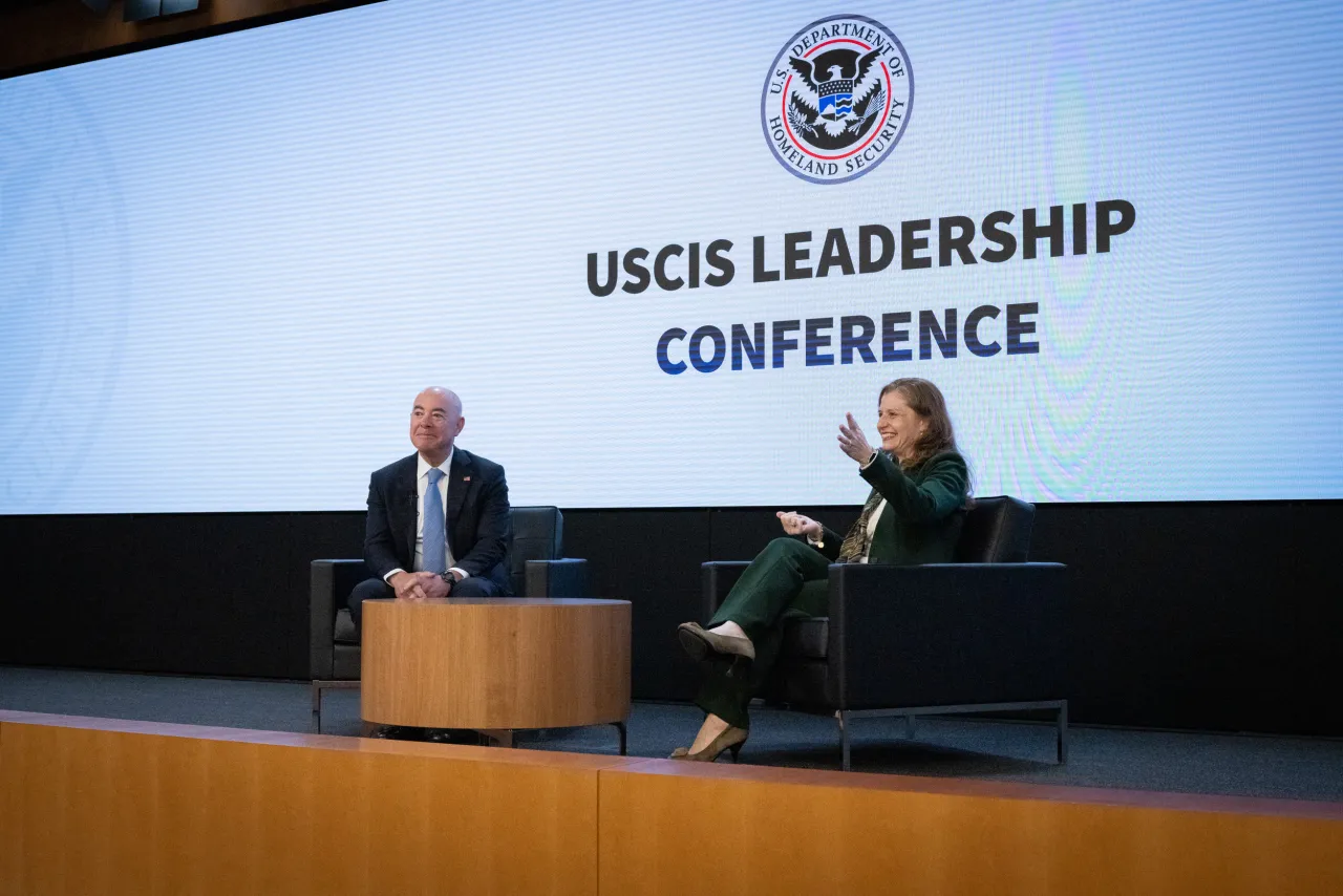 Image: DHS Secretary Alejandro Mayorkas Participates in USCIS Senior Leadership Conference (005)
