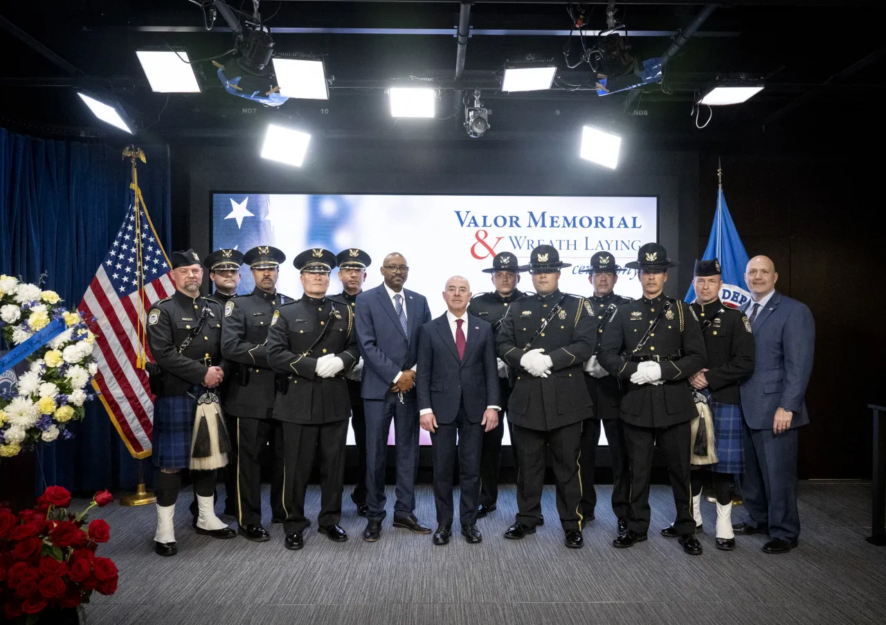 Image: DHS Secretary Alejandro Mayorkas Participates in ICE Police Week Ceremony (048)