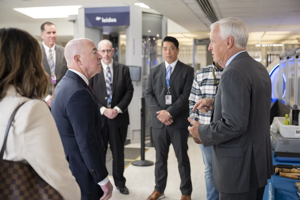 Image: DHS Secretary Alejandro Mayorkas Visits Washington Dulles International Airport (011)