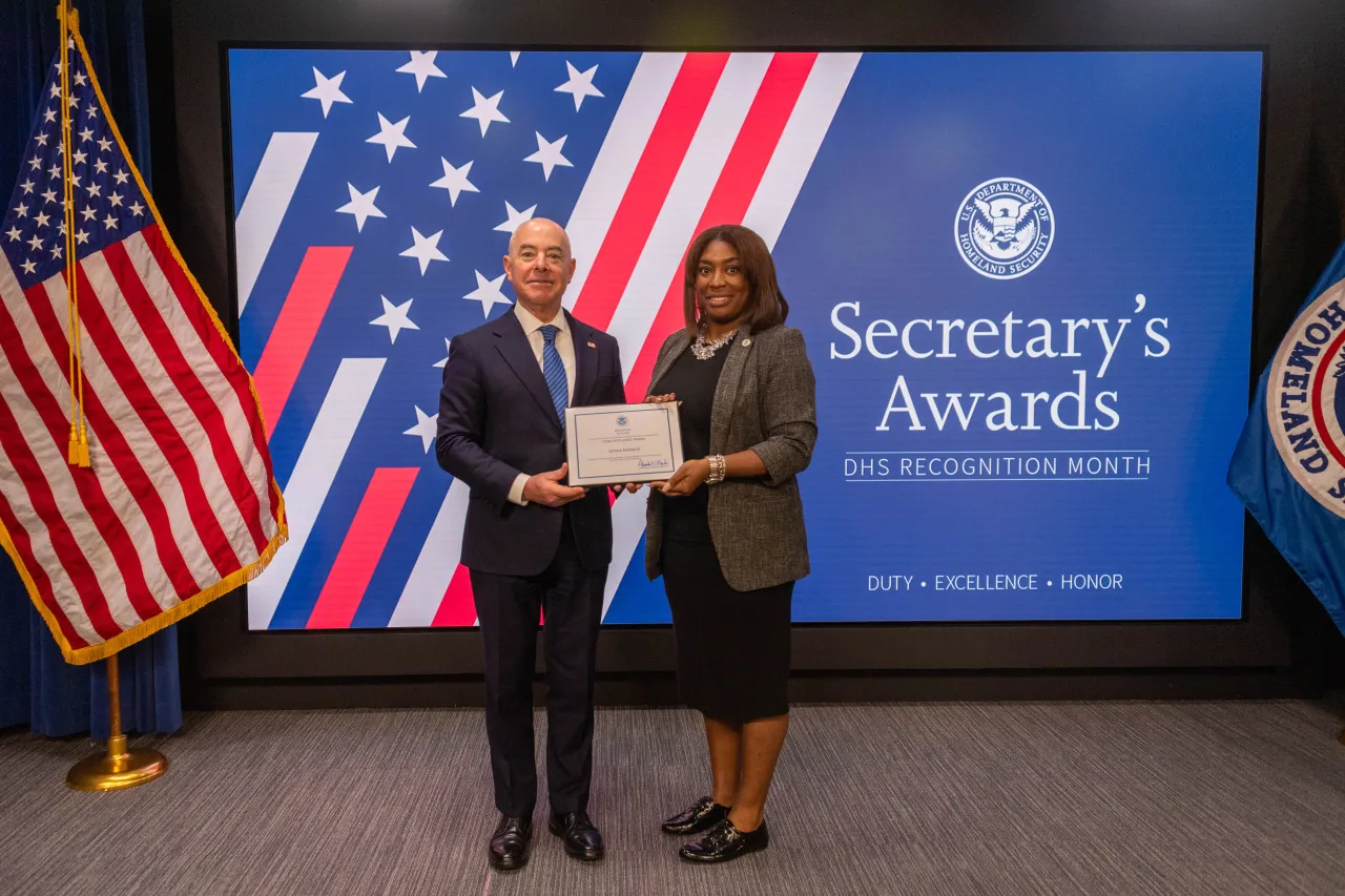 Image: Secretary's Team Excellence Award-Cybersecurity Workforce Sprint Team, Keisha Monroe