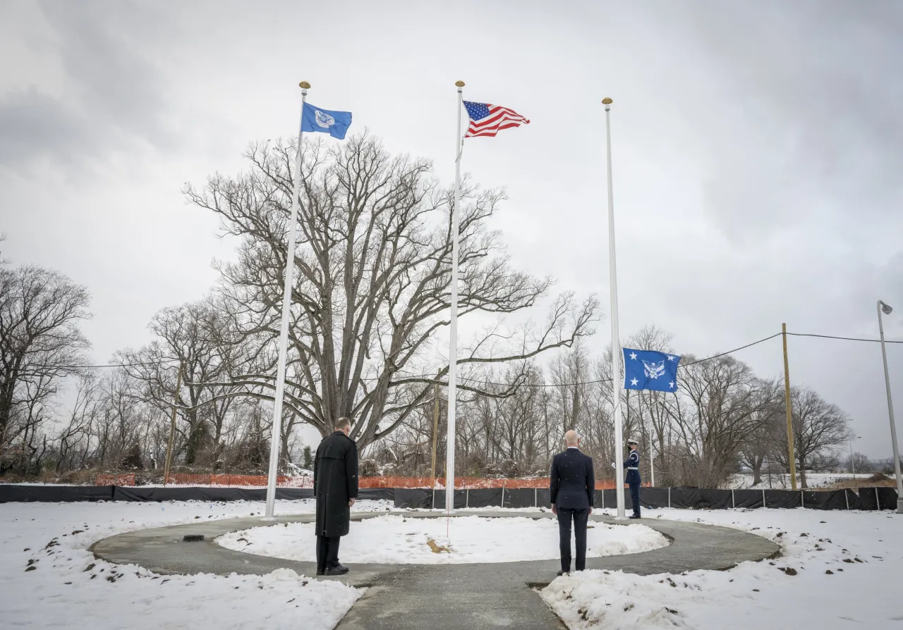 Image: DHS Secretary Alejandro Mayorkas Flag Raising Ceremony (4)