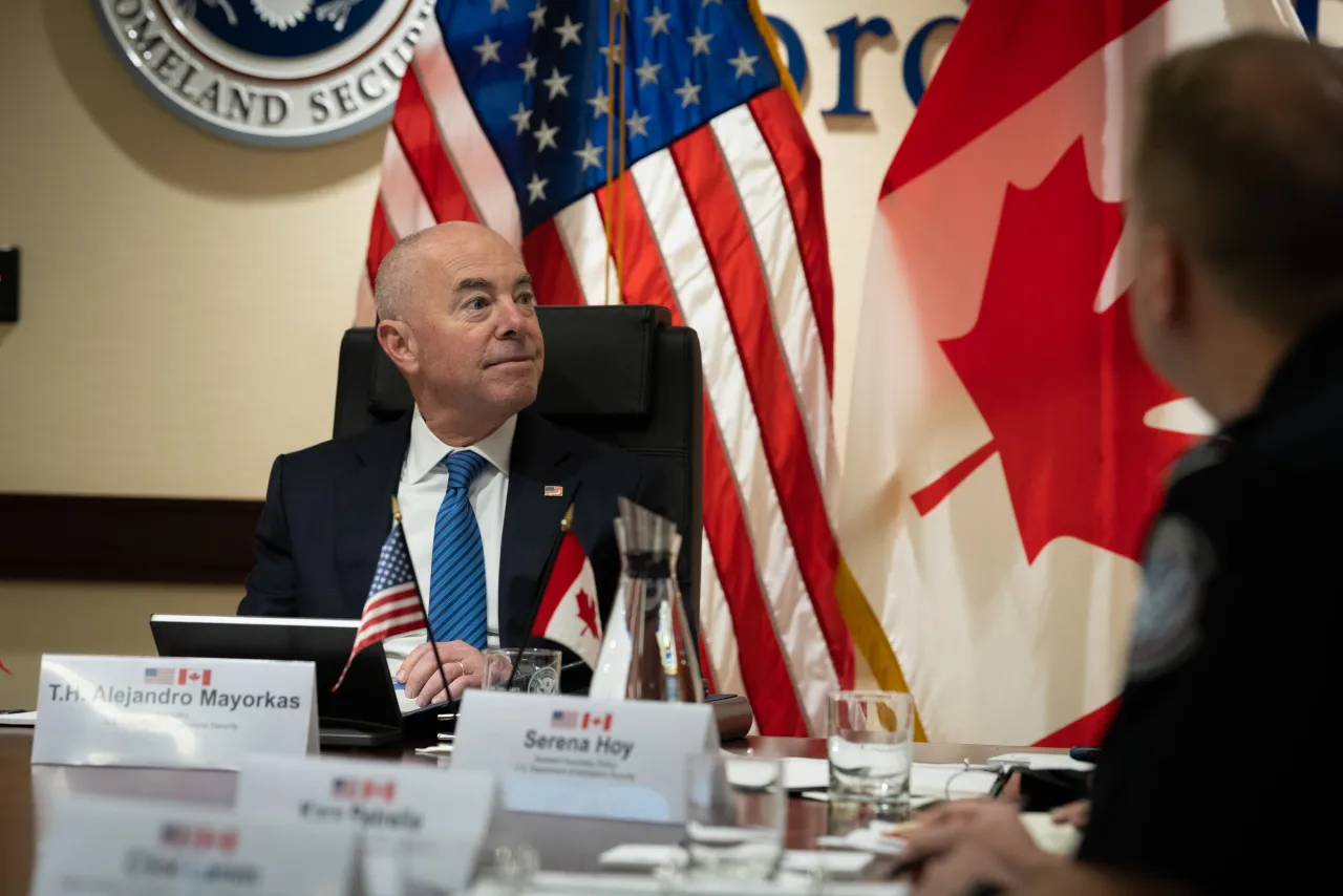 Image: DHS Secretary Alejandro Mayorkas Meets with Minister of Transport of Canada (007)