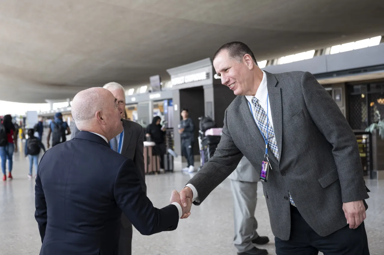 Image: DHS Secretary Alejandro Mayorkas Visits Washington Dulles International Airport (002)