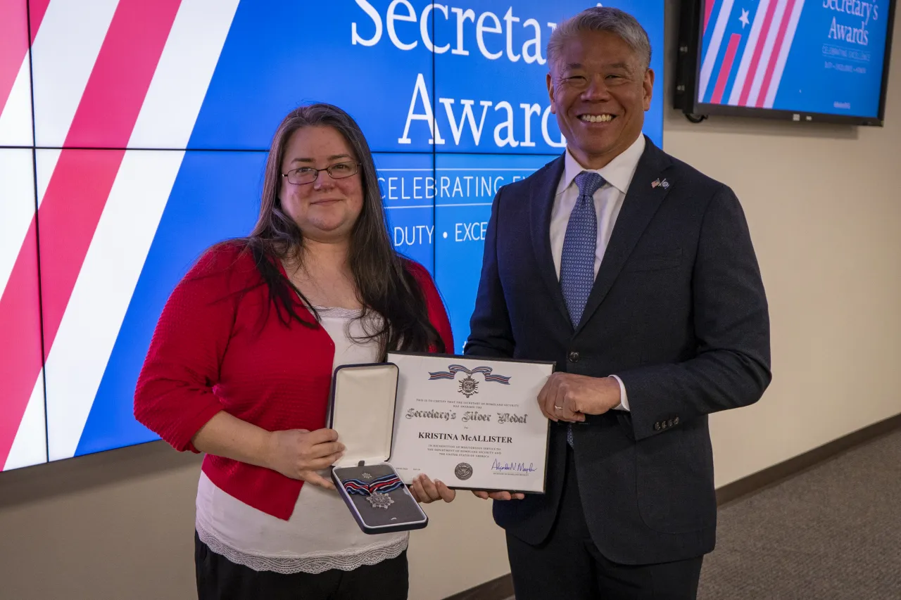 Image: Secretary’s Silver Medal, Kristina McAllister