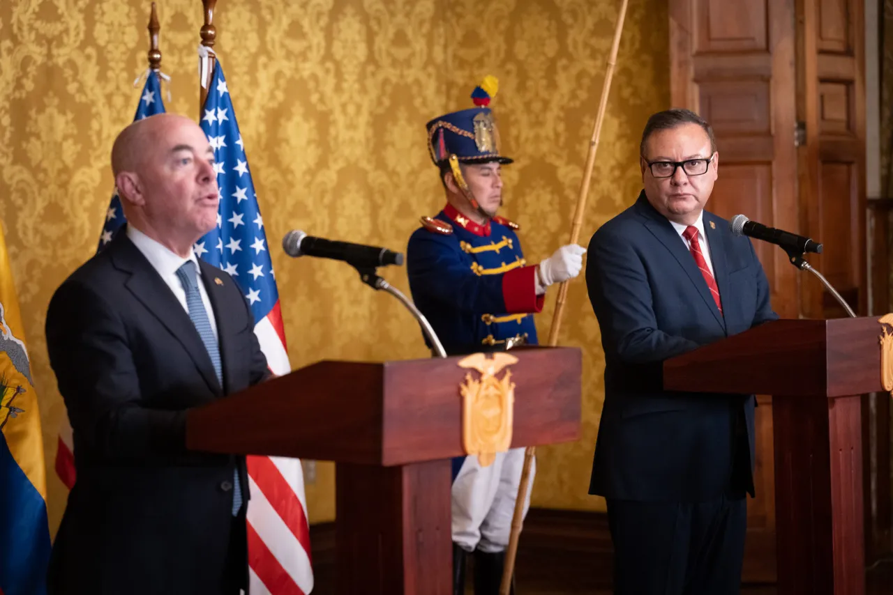Image: DHS Secretary Alejandro Mayorkas Makes Remarks at Press Conference (007)