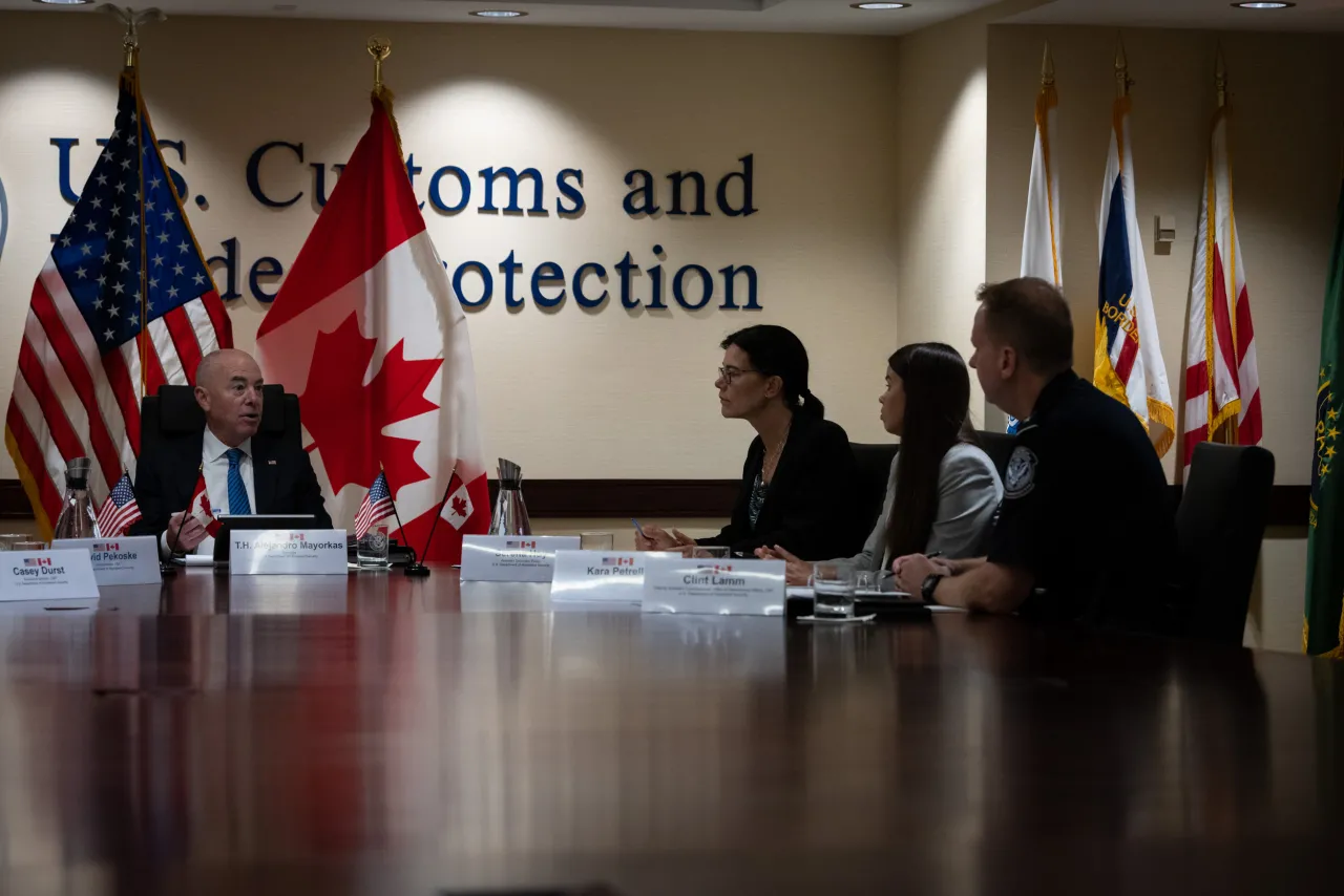 Image: DHS Secretary Alejandro Mayorkas Meets with Minister of Transport of Canada (004)