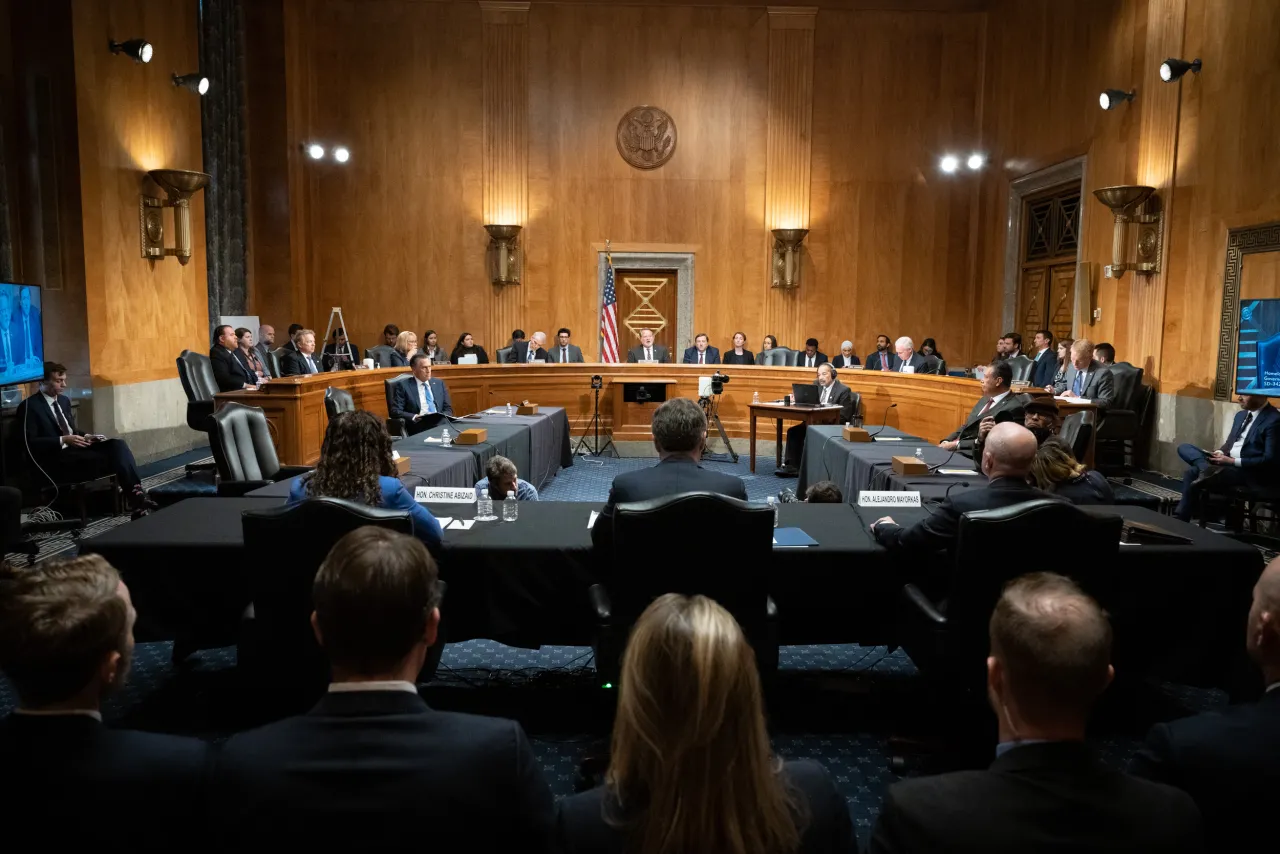 Image: DHS Secretary Alejandro Mayorkas Testified Before the Senate Homeland Security and Governmental Affairs (024)