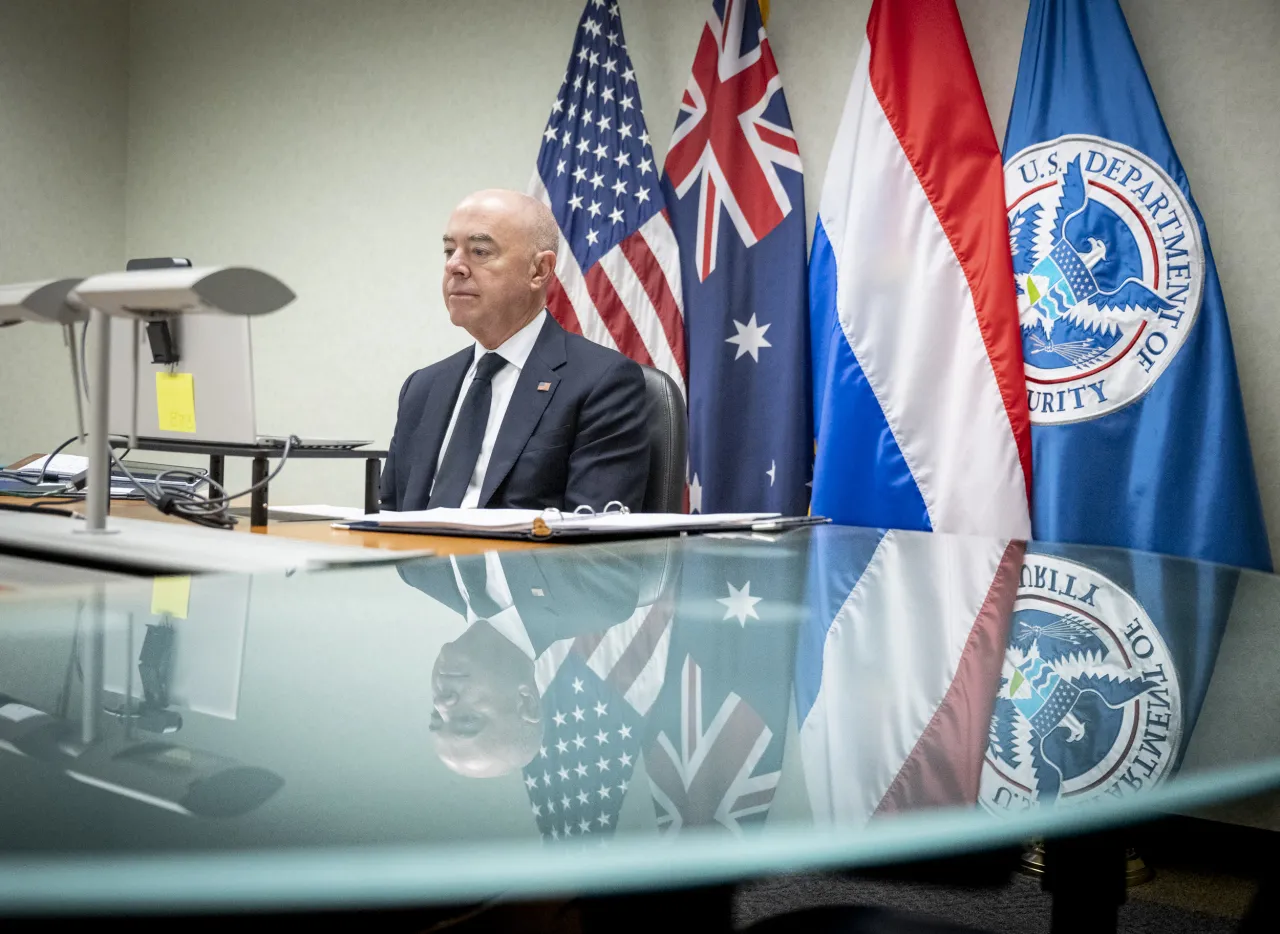 Image: DHS Secretary Alejandro Mayorkas Participates Ministerial Maritime Cyber Engagement (011)