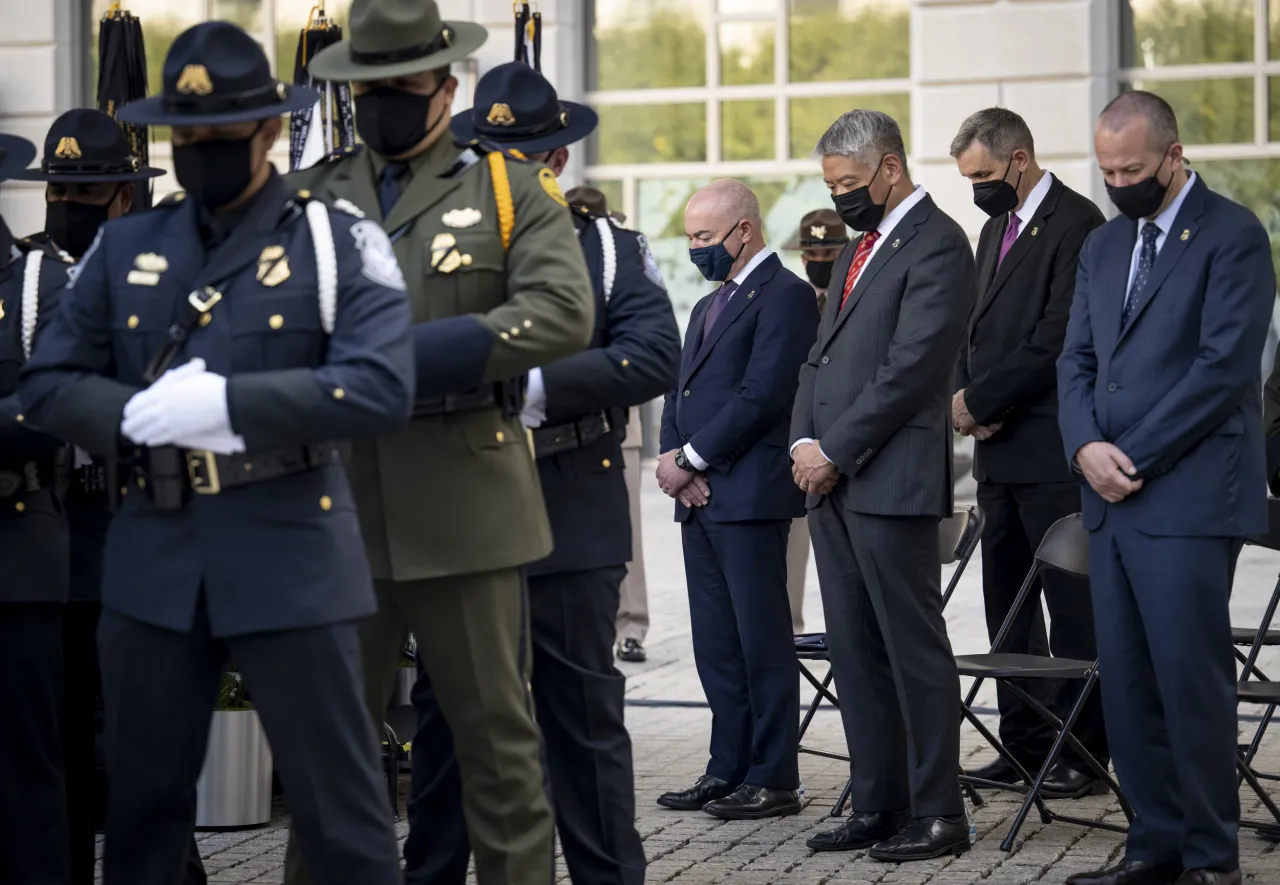 Image: DHS Secretary Alejandro Mayorkas Attends CBP Valor Memorial (66)