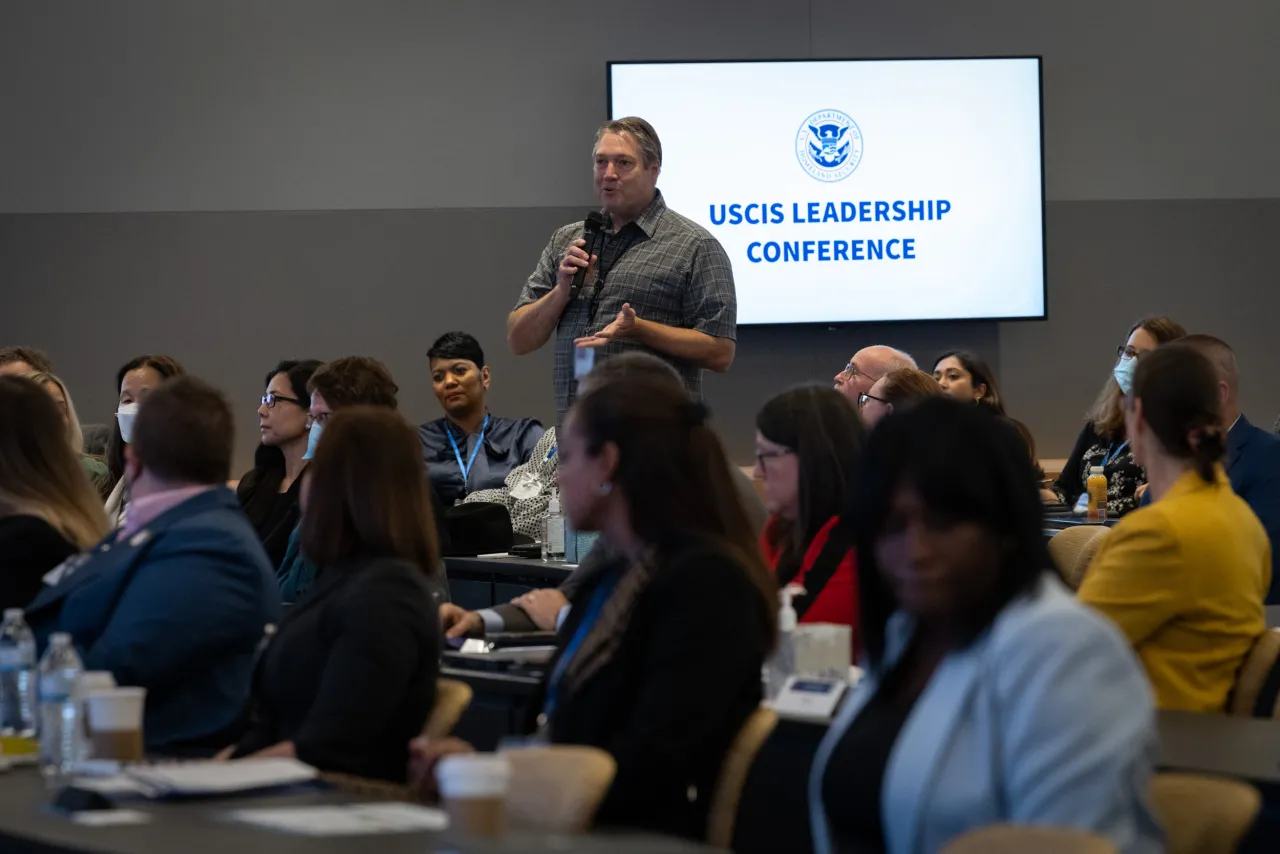 Image: DHS Secretary Alejandro Mayorkas Participates in USCIS Senior Leadership Conference (027)