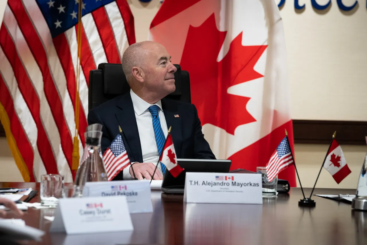 Image: DHS Secretary Alejandro Mayorkas Meets with Minister of Transport of Canada (012)