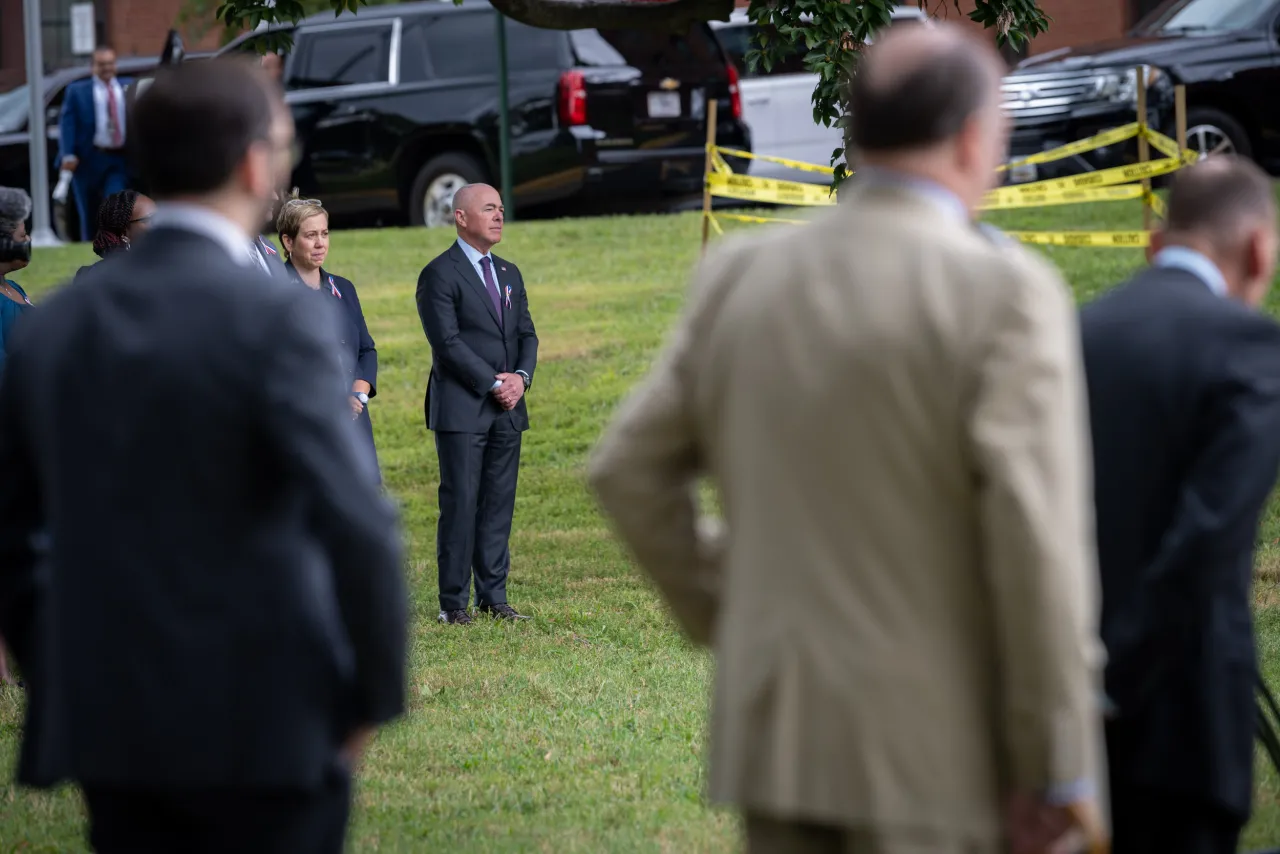 Image: DHS Secretary Alejandro Mayorkas Attends DHS HQ 9/11 Remembrance Ceremony (021)