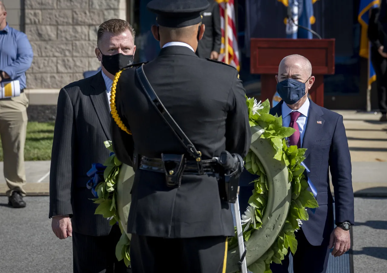 Image: DHS Secretary Alejandro Mayorkas Attends Secret Service 9/11 Memorial Event (8)