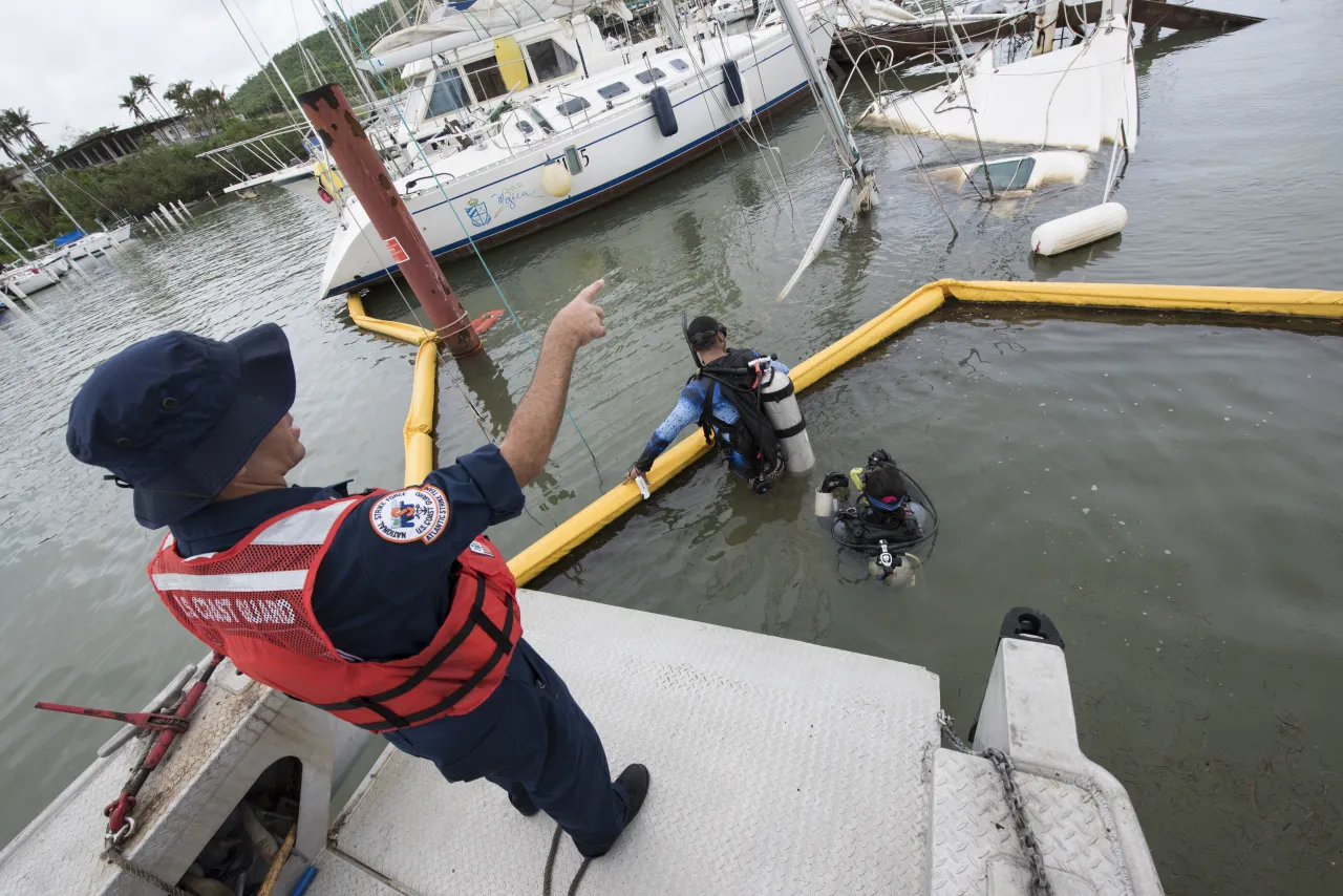 Image: Coast Guard, DNER conduct dive operations