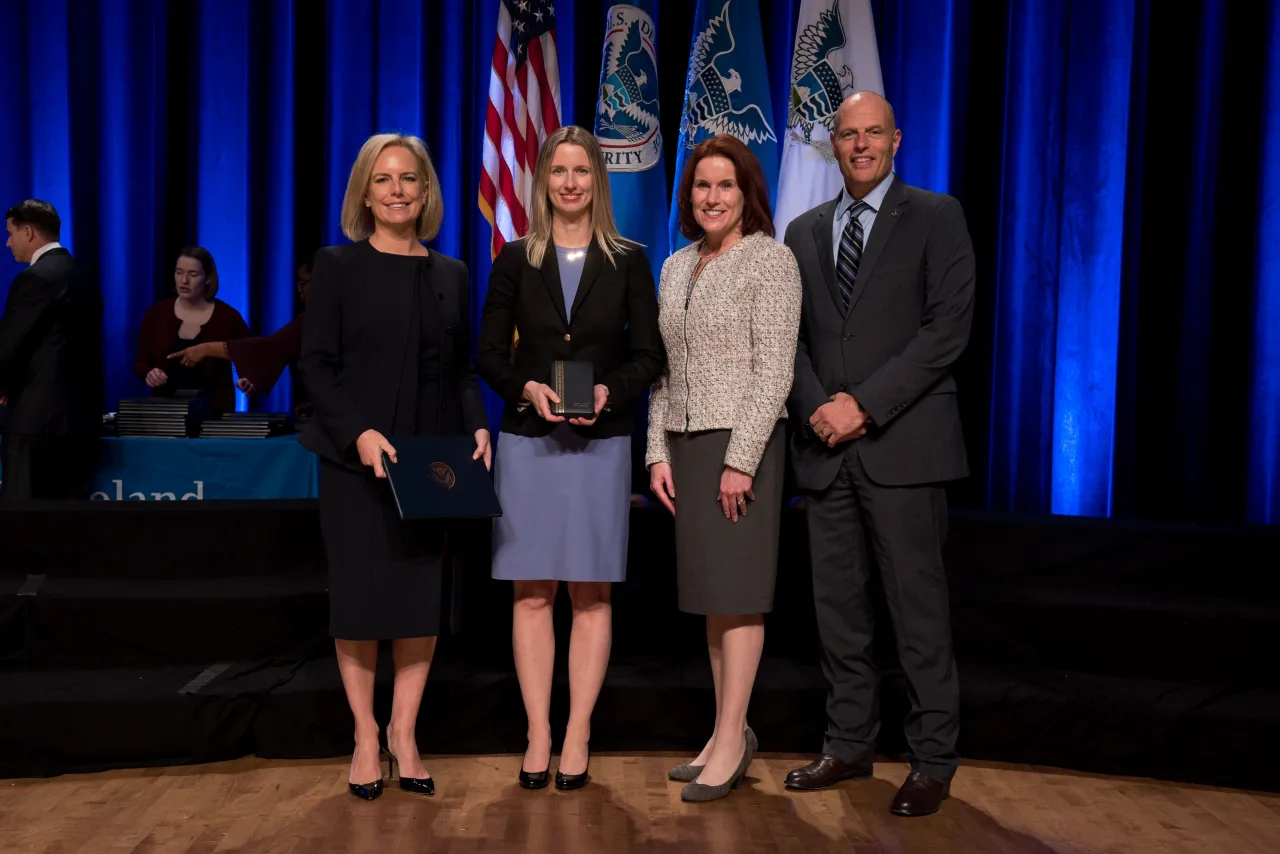 Image: The Secretary's Meritorious Service Silver Medal 2018 - Joanna B. Hall - U.S. Immigration and Customs Enforcement